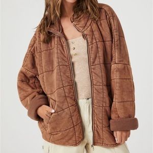 Forever 21 Oversized Quilted Jacket